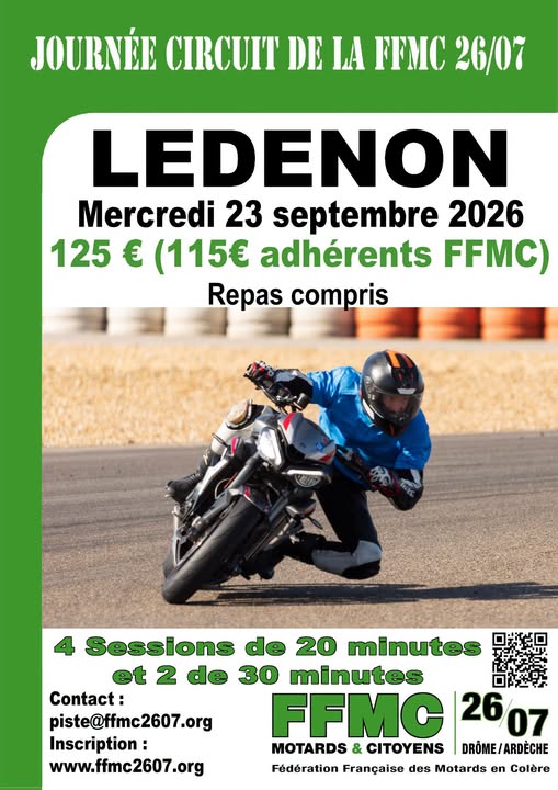 Journée Circuit de la FFMC 26-07 à Lédenon